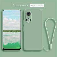 ราคา สำหรับหัวเว่ย Nova 9โทรศัพท์กรณีเลนส์ป้องกันลูกอมสีน่ารักปลอกแข็งตรงขอบซิลิโคนเหลวนุ่ม TPU ปกหลัง N10 (11418787256)