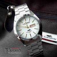 ราคา us submarine รุ่น J 035MD นาฬิกาข้อมือผู้ชายระบบควอทต์ บอกวันที่ กันน้ำ100 พร้อมกล่อง ร้านTN WATCH1281 (15354033622)