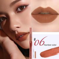 ราคา ลิปสติกเนื้อแมท6สีลิปสติกเหลวกันน้ำคงทนลิปสติกเนื้อแมท (21231476653)