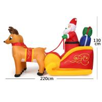 ราคา Inflatable Santa Claus Riding A Shaking Polar Bear Christmas Decoration Outdoor With Rotating LED Xmas New Year Party Decor 2023 (20448955017)