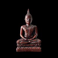 ราคา พระพุทธรูป ปางสมาธิ ปางตรัสรู้ Buddha statue ลายแกะสลักศิลปะทิเบต มี 5 สีให้เลือก พระหน้าตัก 3 5 นิ้ว (14421557196)