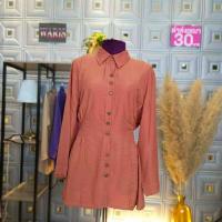 ราคา เสื้อเชิ้ตสม็อคเอว ระบายแขน ทรงสวยพริ้ว ผ้าเย็นสบาย สีสวยสดใสมากๆ เหมาะกับทุกคน น่ารักมากกก DE46 (17307564235)