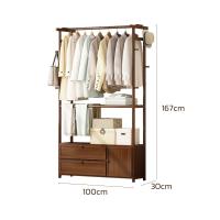 ราคา ราวแขวนผ้า ราวแขวนเสื้อ ชั้นวางราวไม้ ราวแขวนผ้าพร้อมชั้นวาง coat rack มี 4 แบบ 3 ขนาด 50ซม 70ซม 100ซม เป็นระเบียบ แข็งแรง Cheers (20879630769)