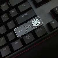 ราคา RTX3080 Key Caps Shift Keyboard Cap Keycap NVIDIA 3080 Graphics Card Figure Gamers DIY PC MOD Gamer Rotary 2 75U Metal Aluminum (20335102663)