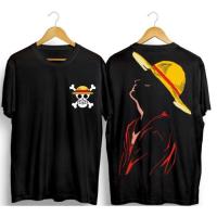 ราคา เสื้อยืดคอกลม Baju Onepiece Luffy Big Siluet เสื้อยืดพิมพ์ลาย S 5XL (21116044472)