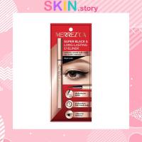 ราคา Merrezca Super Black Long Lasting Eyeliner 0 8g อายไลเนอร์ หัวเมจิกเส้นเรียวเล็ก เขียนลื่น ง่าย ถนัดมือ (15827484998)