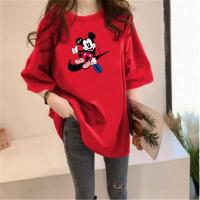 ราคา TZY มาใหม่ เสื้อยืดลายมิกกี้เม้าส์ เสื้อเเขนสั้นคอกลม สินค้ายอดฮิต เนื้อผ้าดี นุ่ม เสื้อผ้าเเฟชั่นผู้หญิง สไตล์เกาหลี (5865020450)