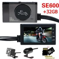 ราคา กล้องติดมอไซค์ SE600 motorbike dash cam 1080P กันน้้ำ กล้องมอเตอร์ไซค์ กล้องติดมอเตอร์ไซค์ กล้องติดรถหน้าหลัง motorbike dash cam กล้องรถแข่ง กล้องติดหน้ารถ (20498165254)