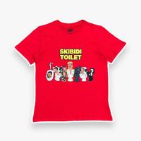 ราคา Skibidi Toilet สกรีนลายโถส้วมรวม เสื้อยืดเด็ก ผ้ายืด สีสวย ใส่สบาย (20698703489)