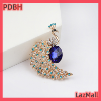 ราคา PDBH เข็มกลัดแฟชั่นรูปนกยูงประดับคริสตัลสำหรับเสื้อผ้าผู้หญิงเสื้อโค้ทเครื่องประดับงานปาร์ตี้ (19897261436)