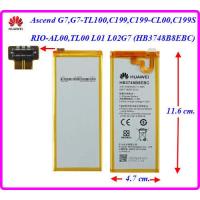 ราคา แบตเตอรี่ Huawei Ascend G7G7 TL100C199C199 CL00C199S RIO AL00TL00 L01 L02G7 HB3748B8EBC 4 7x11 6 cm 3000 mAh (20650892980)