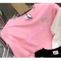 ราคา เสื้อยืด ʙᴜʀʙᴇʀʀʏ งานป้าย ผ้าคอตตอน มีหัวใจกากเพชร มี 3 สี ดำ ขาว ชมพู Size อก42 ยาว 25 สินค้าจริงรูปหลัง (19717231948)