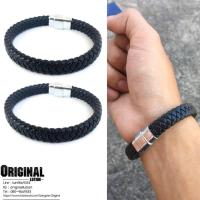 ราคา AllAcc สายหนังGenuine leather Black (1174254592)