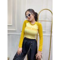 ราคา เสื้อครอปแขนยาว Chicago เสื้อยืด เสื้อสกรีน (21163373192)