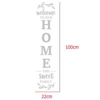 ราคา Family Home สติ๊กเกอร์ติดกระจก3D สติ๊กเกอร์ติดผนังอะคริลิคสติ๊กเกอร์ตกแต่งห้องนั่งเล่น (16048721501)