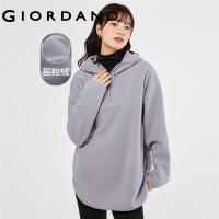 ราคา Giordanoผู้หญิง เสื้อสเวตเตอร์คลุมด้วยผ้าฟลีซขนาดใหญ่แบบพลิกกลับได้ Free Shipping 05322802 (20478654322)