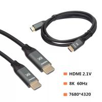 ราคา สาย HDMI V2 18K 60Hz 4K 120Hz HDMI ชายชาย48Gbps ARC 3D HDR Ultra HD สำหรับ Splitter Switch PS4กล่องทีวี (11052904043)