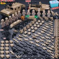 ราคา Compatible with master wang modern military commandos blocks small doll soldier weapons shield childrens toys (20068073954)