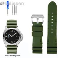 ราคา ดั้งเดิม2023 สายนาฬิกายางซิลิโคนนุ่มสำหรับ Panerai SUBMERSIBLE PAM 441 359 Series 22MM 24MM อุปกรณ์นาฬิกาสายหนังสำหรับผู้ชาย (19880436603)