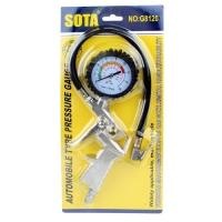 ราคา วัดพร้อมเติม G8120 SOTA ปืนเติมลม เกจ์วัดลมยาง หัวเติมลม ที่เติมลม เกจ์วัดลม มาตรวัด วัดลมยาง เครื่องวัดลม หัวเติมลม เติมลม สาย (12167611979)