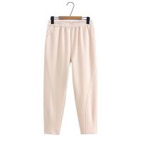 ราคา มีไซส์ใหญ่ Plus Size XL 4XL Womens Elastic Waist Black Grey Pants Solid Color Slim Female Trousers (17546205998)