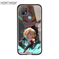 ราคา Hontinga เคสสำหรับ OPPO A12 A12e A12s A15 A16 A16E A16K A16S A17 A17K A57 A31เคสโทรศัพท์ A33 A36 A37 A5กระจกเทมเปอร์การ์ตูนลูฟี่น่ารักเคสฝาหลังแบบแข็ง (21162453437)