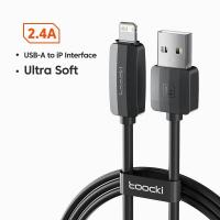 ราคา สายสำหรับ iPhone ซิลิโคน Toocki 14 13 12 11 Pro Max 8 7 Plus 6 5 iPad 2 4A ที่ชาร์จไฟรวดเร็ว USB สายเคเบิลหลอดไฟสายสำหรับ iPhone ที่ชาร์จ iPhone สายชาร์จไอโฟน (19301832188)