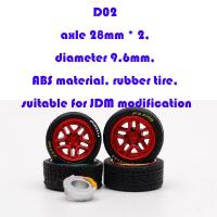 ราคา ชุดยางล้อรถ ABS 1 64ล้อสำหรับรถยนต์พาหนะ4ชิ้นดีไซน์อะไหล่แต่งขอบล้อสำหรับรถโมเดล (19773969399)