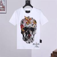 ราคา ผ้าฝ้ายคอกลมPp60 เสื้อยืด พิมพ์ลาย PHILIPP PLEIN SWARROWSKY SKULLfrom S 4XL (17294793039)