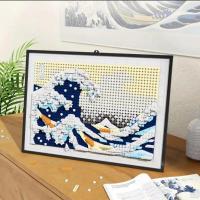 ราคา Compatible with LEGO New 1500pcs Ideas Famous Painting The Great Wave of Building Block Model Compatible 31208 Assembly Bricks Kid Toy Gifts (21044358739)