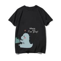 ราคา Top showพร้อมส่ง เสื้อคู่ Oversize ไดโนเสาร์ตัวใหญ่ คอกลม (20895790314)