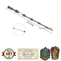 ราคา 61ชนิดของโลหะ Core Harry Potter ไม้กายสิทธิ์ Voldemort Ron Hermione ไม้กายสิทธิ์9 3 4ผ้าแพทช์เช่นของขวัญไม่มีกล่อง (16558322168)