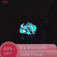 ราคา Lowest price FG แหวนมังกรบินได้ทันสมัยสำหรับผู้ชายแหวนรูปมังกรบินได้ปรับแสงได้แหวนตกแต่งเครื่องประดับฮาโลวีนเรืองแสง (20464248804)