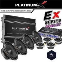 ราคา PLATINUM X EX Series ชุดเครื่องเสียงรถยนต์ เพาเวอร์แอมป์ ปรีแอมป์ ดอกลำโพงเสียงกลาง 6 5 นิ้ว2คู่ แหลมจาน4นิ้ว 2คู่ MT (19446636096)