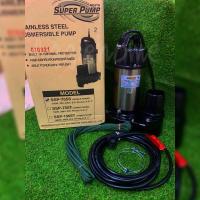 ราคา MITSUBISHI ปั๊มจุ่ม รุ่น SSP 755S 750วัตต์ 1แรงม้า 220V ท่อออก 3นิ้ว HEAD MAX 17 3เมตร ไดโว่ ปั๊มน้ำพุ ปั๊มแช่ ดูดน้ำสะอาด สแตนเลส ดูดน้ำ ปั๊ม จัดส่ง KERRY (1141984012)