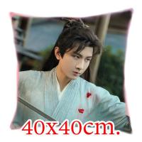 ราคา หมอนอิง ปลอกหมอนอิงผ้ากำมะหยี่ลายเฉิงอี้ Cheng Yi ดาราจีน พิมพ์ลาย2ด้าน ปลอกมีซิปถอดซักได้ (20796351946)