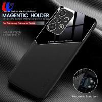 ราคา Samsung A53 5G A33 A73 A13 5G เคสหนังยึดแม่เหล็กในรถสำหรับ Samsung Galaxy A53 5G A13 4G A33 A53 A73 5G เคสกรอบรูปแบบนิ่มปกป้อง Funda (13526356484)