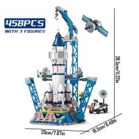 ราคา ของเล่นจรวดบล็อกตัวต่อยานอวกาศยานอวกาศยานอวกาศของเล่นสำหรับก่อสร้างอิฐศูนย์ปล่อยกระสวยอวกาศ (21278926204)