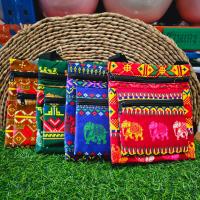 ราคา กระเป๋าผ้าลายไทย แพ็ก12 (21153288506)