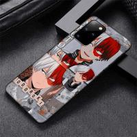 ราคา Casing หรับ iPhone 11 12 Mini X Xs XR Pro Max 6 6s 7 8 6 7 8 Plus 5 5s SE 2020 FLT86 My Hero Academia Pattern Phone เคสโทรศัพท์ อ่อนนุ่ม TPU Black ปก (19676558858)