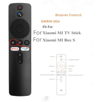 ราคา For TV Remote Control Compatible for Xiaomi MI Box S XMRM 006 MI TV Stick MDZ 22 AB MDZ 24 AA Smart TV Box Voice Remote Control Xiaomi Mi Box S Mi TV BOX 3 MI TV 4X MI PROJECTOR Control with The Googl