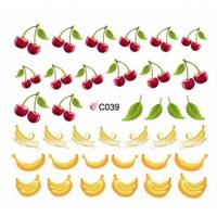 ราคา สติ๊กเกอร์ติดเล็บ Tattoo Fruits ผลไม้ สติ๊กเกอร์ลอกน้ำ แทททูติดเล็บ ลอกน้ำ แทททู ติดตกแต่งเล็บ Nailspop (19410257715)