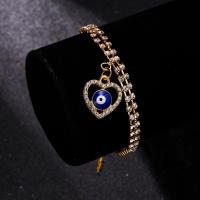 ราคา Rinhoo สร้อยข้อมือดวงตาปีศาจสีน้ำเงินนำโชคชาวตุรกีสร้อยข้อมืออัลลอยด์ประดับพลอยเทียมรูปปลาดาวนกฮูกดอกไม้หัวใจสร้อยข้อมือถักจี้ (13521716673)