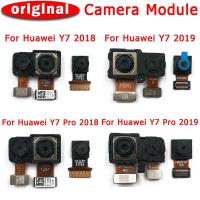 ราคา สำหรับ Huawei Y7 2018 Huawei Y7 2019ด้านหน้าด้านหลังกล้องสำหรับ Huawei Y7 Pro 2019 Y7 Pro 2018หลักโมดูลกล้อง Flex Cable Replacement Parts (7652589311)