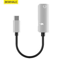 ราคา BKWHALE T62 2 In 1 Type C to 3 5 mm หูฟังอะแดปเตอร์เสียง USB C กับหูฟัง 3 5mm JACK DAC อะแดปเตอร์ Charging Adapter สำหรับ Samsung Google (20874416985)