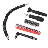 ราคา บล็อก ประแจ ข้อต่อสว่าน ข้ออ่อน ไขควง กระดูกงู สายอ่อน ดอกไขควง 23ชิ้น ด้ามขัน อเนกประสงค์ ลูกบล็อก ข้อต่อบล็อค ข้อต่อL (19248476838)