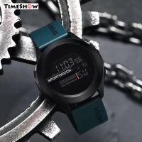 ราคา TimeShow และสะดวกสบายผู้ชาย Jam Tangan Elektronik ทนทานพร้อมสายรัดนิ่มสำหรับกิจกรรมกลางแจ้งในร่มสำหรับผู้ชาย (19685460732)
