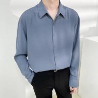 ราคา เสื้อเชิ้ตแขนยาวผู้ชายอินเทรนด์สไตล์เกาหลีโดยไม่ต้องรีด เสื้อเชิ้ตชาย เสื้อเชิ้ตชายแขนยาว เสื้อเชิตชาย2022 (14796103636)