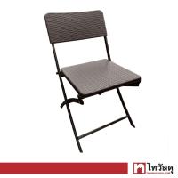 ราคา เก้าอี้พลาสติกลายหวาย HDPE FONTE รุ่น COCO YC 041 สีน้ำตาล (16632292087)