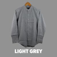 ราคา เสื้อเชิ้ตคอจีนแขนยาว 2XL 4XL ผ้า OXFORD ไซส์ใหญ่ BIG SIZE เสื้อเชิ้ตผู้ชาย คอจีนแขนยาว เสื้อเชิ้ตคอจีน (20471409319)